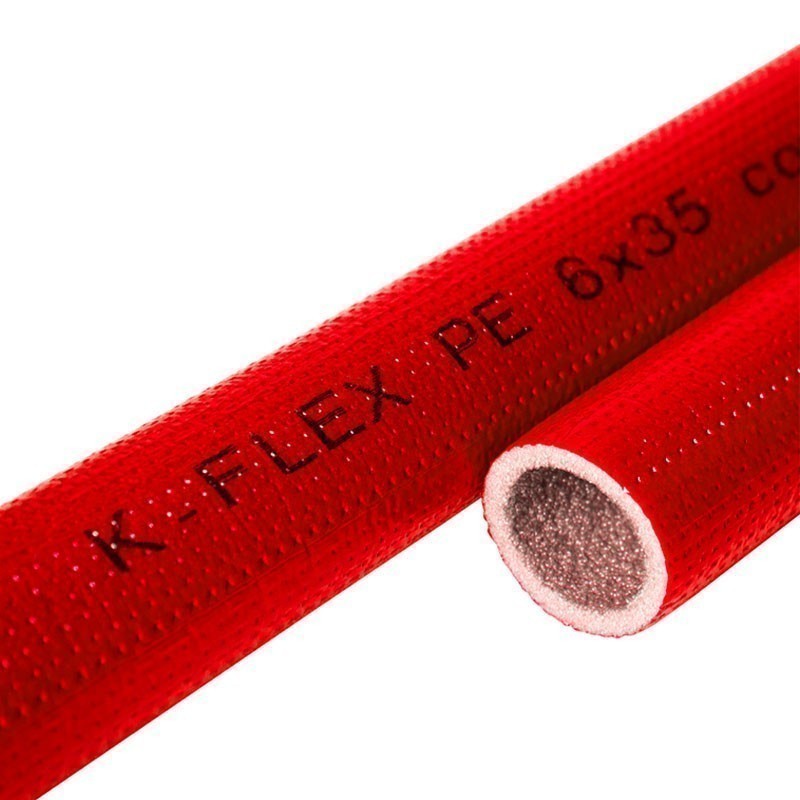 Трубка теплоизоляционная K-FLEX COMPACT RED, DN 18 толщина 9мм от -40 до +95°C длина 2м