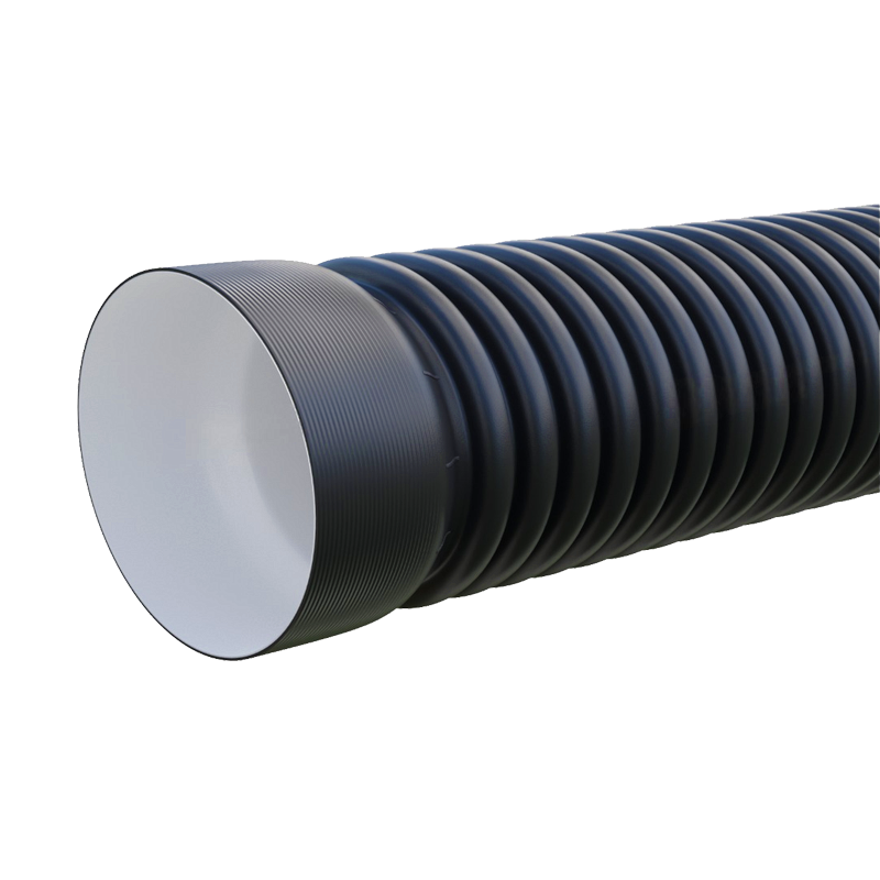Труба гофрированная ПЭ 1200х1030 SN8-9 6,5м с раструбом FDplast-1