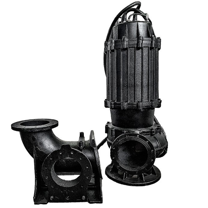 Насос канализационный CNP 150WQ150-16-11AC(I) 11кВт 3х380В чугунный с автоматической трубной муфтой DN 150 кабель 9м 40гр.-2