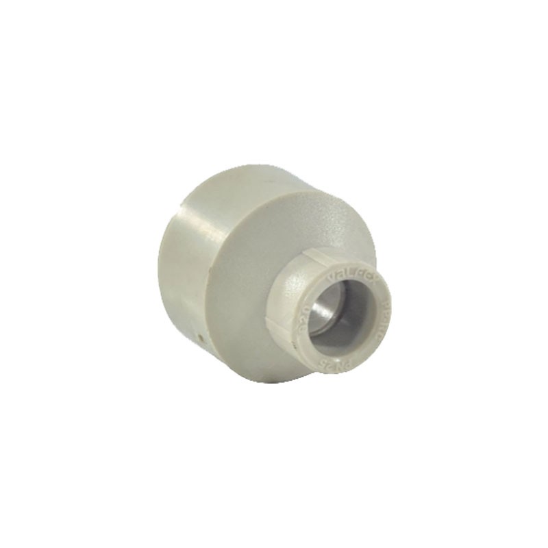 Муфта полипропиленовая переходная (внутр.-наружн.) VALFEX 90/75 PN 25 серая-1