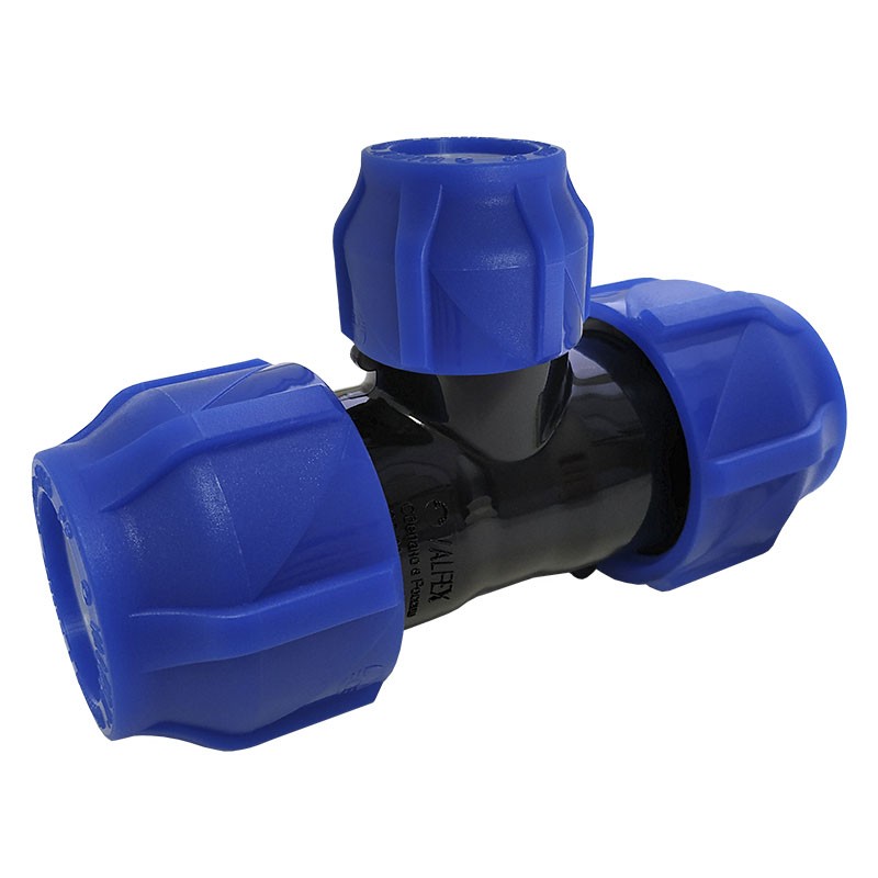 Тройник компрессионный переходной Valfex DN-50x40x50 PN-16 -1