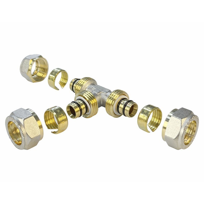 Тройник обжимной Valfex VF.331.N, DN 20x20x20 PN 10-2