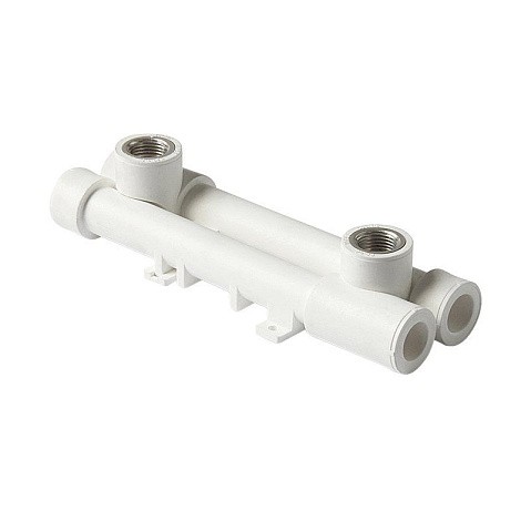 Комплект универсальный настенный ПП 20-1/2'' PN 25 с внутренней резьбой белый Pro Aqua PA60008 купить в Новосибирске | "Проконсим"