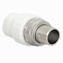Муфта для радиатора ПП 20-3/4'' PN 25 с американкой белая РТП 14629 купить в Новосибирске | "Проконсим"
