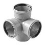 Крестовина ПП для канализации двухплоскостная 110-110-110 Valfex