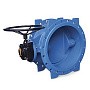 Затвор дисковый поворотный DN 450 PN 10 фланцевый с 2-эксцентриситетами диском из чугуна уплотнение-EPDM под электропривод FAF 38100450EP