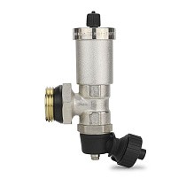 Конечные элементы для коллектора DN 25 PN 10 с автоматическими воздухоотводчиками и дренажными кранами Varmega купить в Новосибирске | "Проконсим"