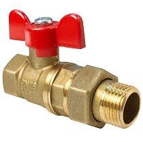 Краны латунные шаровые 11Б27фт1М DN 15-32 PN 40 бабочка американка Valfex.227.LB1 купить в Новосибирске | "Проконсим"