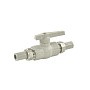 Краны шаровые ПП DN 20-32 PN 25 с двусторонним разъемным соединением серые Valfex купить в Новосибирске | "Проконсим"