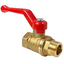 Краны латунные шаровые 11Б27фт1М DN 15-50 PN 25-40 рычаг муфта-штуцер Valfex.215.LR1 купить в Новосибирске | "Проконсим"