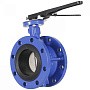 Затвор дисковый поворотный DN 100 PN 10(16) фланцевый с диском из чугуна уплотнение-EPDM ручной СибЗТА