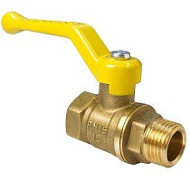 Краны латунные шаровые газовые 11Б27фтМ DN 15-50 PN 25-40 рычаг муфта-штуцер Valfex.272.LR3 купить в Новосибирске | "Проконсим"