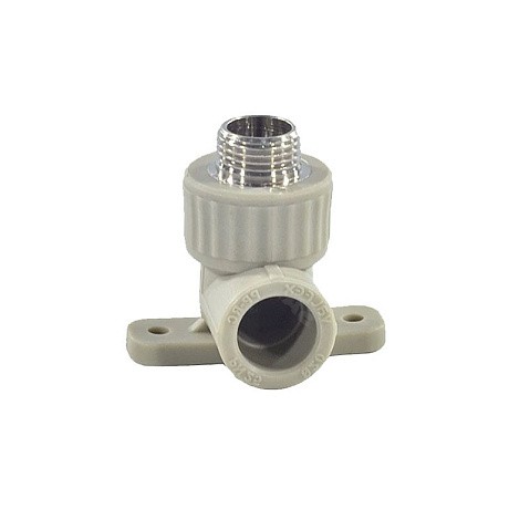 Угольник для смесителя НР VALFEX 20 PN 25 G-1/2'' НР серый купить в Новосибирске | "Проконсим"