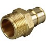 Муфта латунная для PEX труб 16-3/4'' PN 10 OP под надвижную гильзу с наружной резьбой ONE PLUS купить в Новосибирске | "Проконсим"