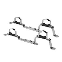 Кронштейн стальной Varmega VM15970 никелированный DN25 195-260мм регулируемый на 2 хомута для коллектора (2 шт.) купить в Новосибирске | "Проконсим"