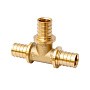 Тройник латунный для PEX-PEX труб 25-25-25 PN 16  под надвижную гильзу  MVI SF.440.06 купить в Новосибирске | "Проконсим"