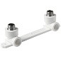 Угольник установочный двойной ПП 25-1/2'' PN 25 с наружной резьбой белый Pro Aqua PA280112P купить в Новосибирске | "Проконсим"