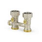 Узелы нижнего подключения VARMEGA VM138 DN20 прямой однотрубный 3/4''x3/4'' евроконус, с байпасом муфта-штуцер купить в Новосибирске | "Проконсим"