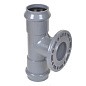 Тройник раструбный НПВХ SDR26 DN 160 с фланцем DN 100 PN 10 Хемкор купить в Новосибирске | "Проконсим"