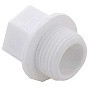 Заглушка резьбовая ПП  1/2'' PN 25 с наружной резьбой белая VALFEX  купить в Новосибирске | "Проконсим"