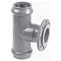 Тройники НПВХ раструбные SDR26 DN 90-225 PN 10 с металлическим фланцем Хемкор купить в Новосибирске | "Проконсим"