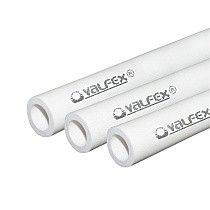 Трубы ПП SDR 6 DN 20-50 PN 25 армированные ALUMINIUM штанга 2м белые Valfex купить в Новосибирске | "Проконсим"