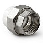 Муфта комбинированная ПП 20-3/4'' PN 25 с накидной гайкой белая Pro Aqua PA29010 купить в Новосибирске | "Проконсим"