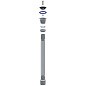 Сифон гофрированный Unicorn D240, 40х50 гибкий отвод, 1 1/2'' х40 чашка из нержавеющей стали, 1500мм купить в Новосибирске | "Проконсим"