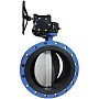 Затвор дисковый поворотный DN 250 PN 10(16) фланцевый с диском из чугуна уплотнение-EPDM редуктор СибЗТА