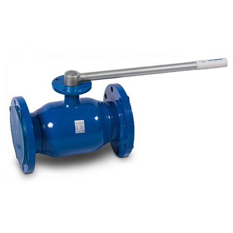 Кран стальной шаровой цельносварной TEMPER КШ.Ц.Ф, DN 125 PN 16, 350мм, стандартнопроходной, фланцевый с ручкой купить в Новосибирске | "Проконсим"