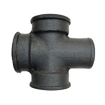  Крестовина ЧК (чугунная канализация) прямая 90гр. Дн 100-100-100 тип  (261300412) со склада Проконсим в Новосибирске