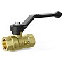 Кран латунный шаровой DN 15 PN 16 под манометр G1/2''хG1/2'' муфта-муфта рычаг LD Pride 44.341.15 купить в Новосибирске | "Проконсим"