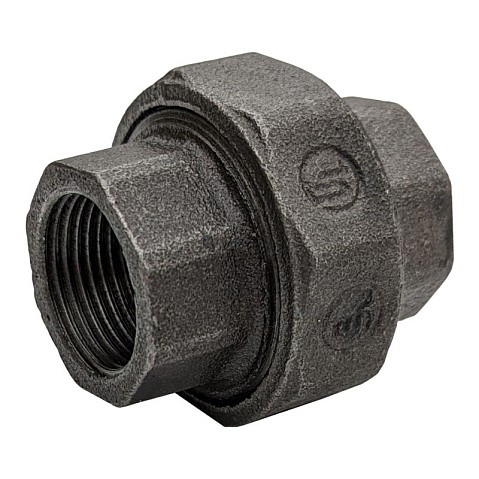 Американка чугунная DN 15-25 PN 16 муфта-муфта с конусным уплотнением Fittex Plus купить в Новосибирске | "Проконсим"
