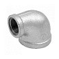 Угольник чугунный оцинкованный DN25-15 PN16 м-м переходный Fittex Plus купить в Новосибирске | "Проконсим"