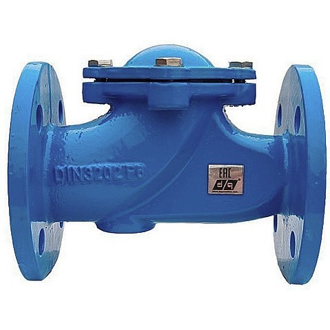 Клапаны обратные шаровые DN 40-500 PN16 чугунные фланцевые до 80гр. КНР купить в Новосибирске | "Проконсим"