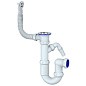 Сифон для мойки Unicorn Y441V, 1 1/2'' х40 без отвода, круглый перелив  с отводом для стиральной машины купить в Новосибирске | "Проконсим"