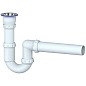 Сифон для умывальника Unicorn Y210, 40х40 прямой отвод, 1 1/2'' х40 чаша из нержавеющей стали купить в Новосибирске | "Проконсим"