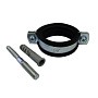 Хомут стальной оцинкованный 3/8'' (15-19) М8 с крепежом (шпилька и дюбель) купить в Новосибирске | "Проконсим"