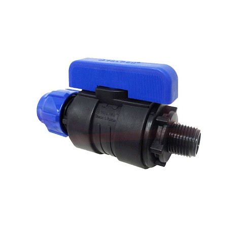 Кран шаровой компрессионный Valfex DN-40 PN-16 G-1 1/4'' цанга-штуцер купить в Новосибирске | "Проконсим"