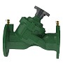 Клапан балансировочный чугунный DN100 PN16 фланцевый ручной Kvs 153,5 м³/ч с измерительными ниппелями GALA Тип. 1216H
