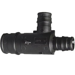 Новинка! Тройник PPSU под надвижную гильзу OP-OP 32-25-20 PN 10 ONE PLUS (930020611) со склада Проконсим в Новосибирске