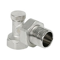 Клапан для радиаторов VALFEX VF.019.N, PN-10, угловой, настроечный купить в Новосибирске | "Проконсим"