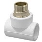 Тройник комбинированный ПП 40-1 1/4'' PN 25 под ключ с наружной резьбой белый РТП 10760 купить в Новосибирске | "Проконсим"