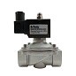 Клапан электромагнитный (соленоидный) DN 65 PN 10 из нержавеющей стали G-2 1/2'' нормально открытый DC24В NBR до 80гр. Artorq SK купить соленоидный клапан в Новосибирске | "Проконсим" 