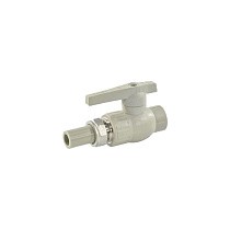 Краны шаровые ПП DN 20-32 PN 25 с односторонним разъемным соединением серые Valfex купить в Новосибирске | "Проконсим"