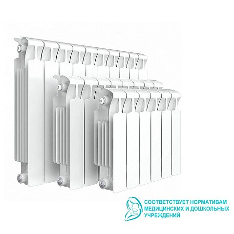 Радиатор монолитный RIFAR MONOLIT Ventil VL 80х570х100 4секц. 500/197Вт купить в Новосибирске | "Проконсим"