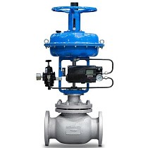 Клапаны стальные запорно-регулирующие DN 15-80 PN 4 с пневмоприводом МА-С-350-25-3-У1 без ручного дублера КПСР купить в Новосибирске | "Проконсим"