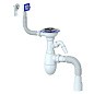 Сифон для мойки Unicorn В427, 40х50 гибкий отвод, 3 1/2'' х40 с отводом для стиральной машины, круглый и прямоугольный перелив купить в Новосибирске | "Проконсим"