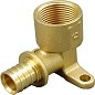 Угольник латунный для PEX труб 20-3/4'' PN 10 под надвижную гильзу с внутренней резьбой ONE PLUS купить в Новосибирске | "Проконсим"