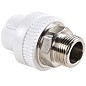 Муфта ПП под ключ 50-1 1/2'' PN 25 белая РВК купить в Новосибирске | "Проконсим"